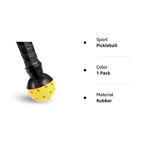 Easypick Pickleball Ball Retriever Picker Upper: Fits All Standard Pickleball Paddles, Easy Attaches Pickleball Paddles, The Easy Way Pick Up Pickleball Balls Without Bending Over, Black (1 Pack) #TOP6