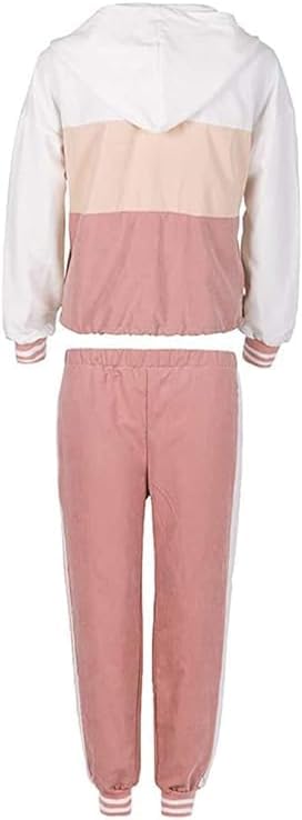 Womens 2 Piece Outfits Sweatsuit Lounge Sets Long Sleeve Sweatshirt Sweatpants Tracksuit - Image 4