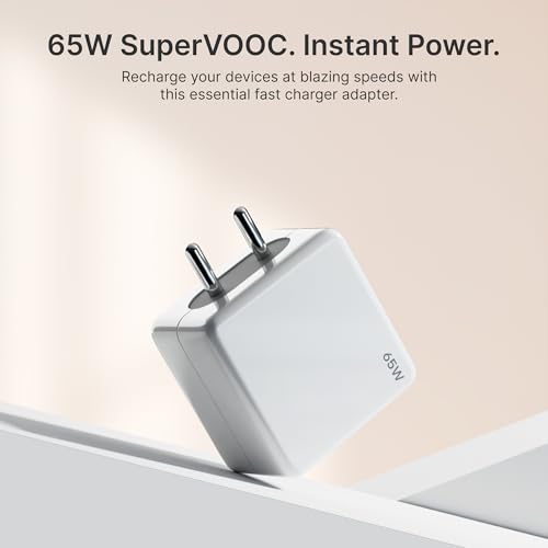 Image of AILKIN 65W Fast Charger Adapter with Type-C Cable | Warp Charge Power Adapter Compatible with OnePlus 11 /10 /9 /8 Series, Nord Series & Other USB-C Devices