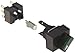 Omron A165W-J3MG-24D-2 Knob Type Selector and Switch, Solder Terminal, IP65 Oil-Resistant, 16mm Mounting Aperture, LED Lighted, 3 Notches, Manual Reset Method, Rectangular, Green, 24 VDC Rated Voltage, Double Pole Double Throw Contacts
