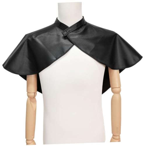 Capa negra impermeable para teñir cabello 2 pzas adultos miniatura 5