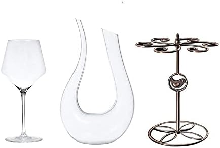 Daily Accessories Wine Glass Set Household Crystal Glass Goblet Luxury Wine Glass 4 Pieces Decanter A1 (4 Cups) image 2