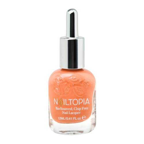 Nailtopia Bio-Sourced, Chip Free Nail Lacquer - All Natürlich, Strengthening Biotin und Superfood-Infused Polish - Chip Resistant Formula - Quick-Dry, Long Lasting Wear - Queen Of Queens - 125 ml