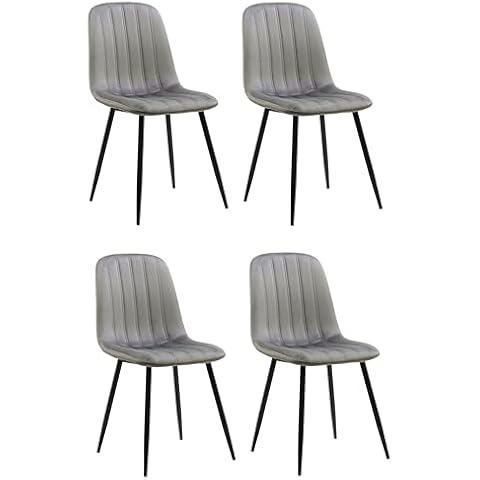 Millhouse Dining Chairs with Sturdy Metal Legs Cover