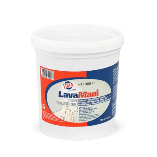 Fidea Pasta Lavamani | Pasta Lavamani Professionale per Officina | Pasta Lavamani 1kg | Tradizionale con Abrasivi