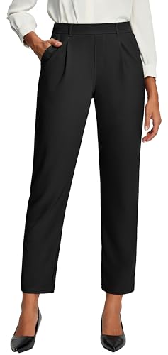 IUGA Women's Work Pants High Waisted Pull On Dress Pants Business...