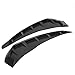 PerGar Side Fender Trim Cover, Car Vent Sticker, Universal PU Rubber Glossy Black Exterior Decor