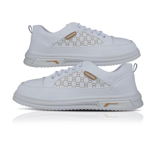 Image of Shoes for Men Casual Fashion Sneakers with Mesh Breathable Upper Non-Slip Rubber Sole, Stylish, Exclusive Trendy Sports Running Shoes (Multicolours)