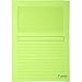Produktbild Exacompta 50253e Ordner aus Karton, grün (grün, A4, 80 Blatt, 220 x 310 mm)