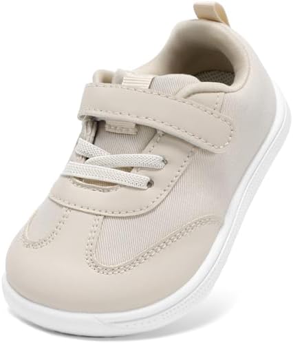 STQ Toddler Girls Boys Wide Toe Barefoot Shoes Kids Walking Tenni...