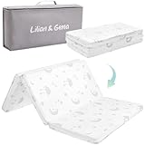 Picture of Lilian&Gema Pack and Play Mattress 38"x26"x1.5", Pack N Play Mattresses Pad for Play Pen and Playard, Premium Foam Playpen Mattress Topper with Washable Cover & Traveling Bag for Baby Toddler