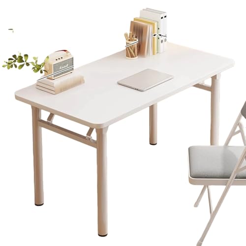 バタフライ式折りたたみダイニングテーブル 省スペースデザイン 収納棚付き キャスターで移動も簡単 モダンスタイルの多機能テーブル ワンルームに最適(White,80*60cm)