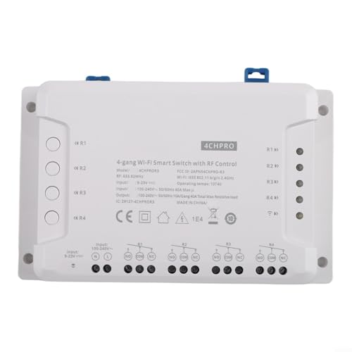 Module d'interrupteur intelligent 4CH Pro-R3 compatible Google
