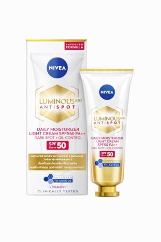 Nivea Luminus 630 Anti-Spot Day Moisturizer SPF 50 (Reduce And Lighten Deep Dark Spots At The Root In Just 2 Weeks, And Prevent Their Re Appearance) 40ml