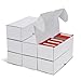 Serwrsw Bulk 300 Capacity Card Toploaders Storage Box, in Total 25 Pack All White Cardboard Shipping Boxes for 7500 Count 35pt 3x4 inch Toploaders or Toploaded Cards