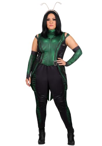 Marvel Mantis Costume for Women, Plus Size Guardians of the Galaxy Halloween Costume, Licensed Superhero Outfit