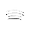 Putco Element Chrome Window Deflectors Fits Chevy Silverado/GMC Sierra 2014-2019 Crew Cab - Set of 4 - in Channel Install