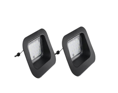 Luz de matrícula para Dodge RAM 1500 y 2500 modelos 2003 a 2018 kit de dos bombillas traseras