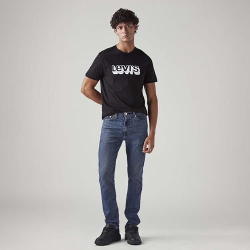 Image of Levi's Men's 511 Dark Indigo Slim Fit Mid Rise Jeans