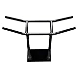 Red Hawk BG-128 Brush Guard Compatible With/Replacement For Club Car Tempo Front Black Powder Coat Steel Golf Carts