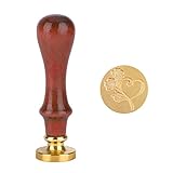►► Breite Anwendung - - Retro Kupfer Messing Siegelwachs Stempel ist ein guter Helfer zum Versiegeln und Dekorieren von Einladungen, privaten Briefen, Schreibwaren, täglichen Notwendigkeiten, Handwerk Geschenke, Einladungen usw.Vintage Wachssiegelstempel kann verhindern, dass andere wichtige Dokumente, Briefe und persönliche Gegenstände heimlich öffnen.