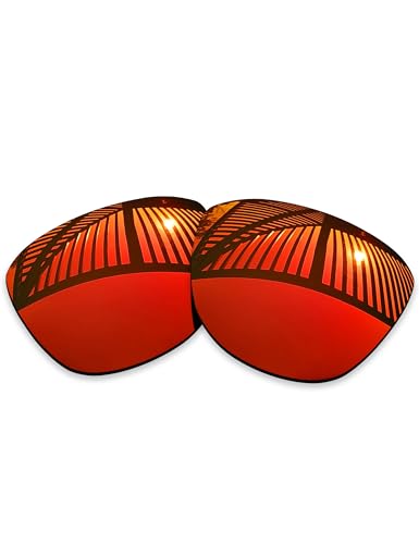 Verres de rechange Oakley Frogskins OO9013 homme polarisés Fire Red Mirror Coated