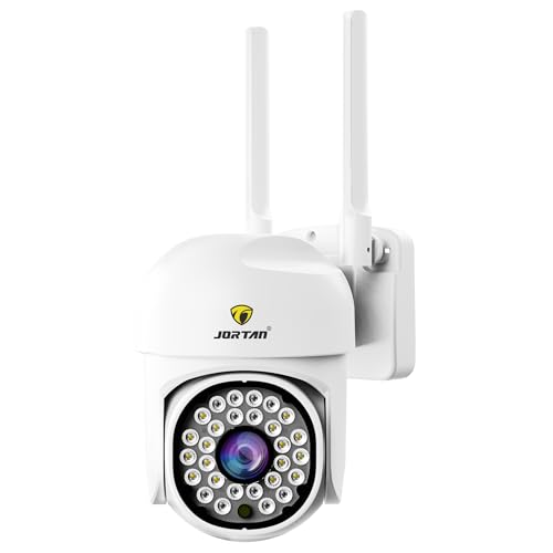 Jortan Tech JTZ-8161QJ Telecamera monoculare convenzionale a cupola con rotazione orizzontale e verticale, visione notturna, audio bidirezionale e cloud storage per la sicurezza completa