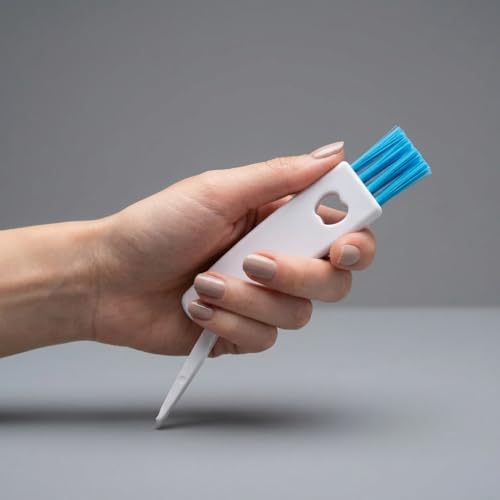 Image of 3 in 1 Cup Lid Gap Cleaning Brush Set, Multifunctional Bottle Cleaning Brush, Mutipurpose Tiny Silicone Cup Holder Cleaner, Home Kitchen Cleaning Tools (White)