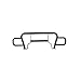 Rugged Ridge 11510.01 Brush Guard, Black; 87-06 Jeep Wrangler YJ/TJ