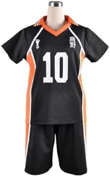ハイキュー10周年記念　高校ユニフォーム　烏野高校　日向翔陽　4点セットLサイズ Amazon.co.jp: ハイキュー!! 烏野高校 排球部 ユニフォーム Tシャツ