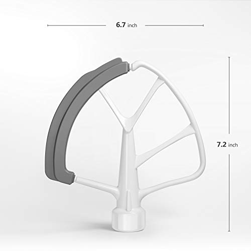 KITCHPOWER 6 Quart Flex Edge Beater for KitchenAid Bowl-Lift Stand Mixers/KitchenAid Mixer Attachment