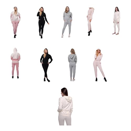 Image of Sucre Auxiliary Women Hoodies Joggers Set in Premium Cotton | Stylish Lounge and Relaxation Wear