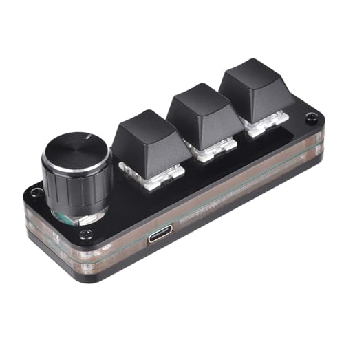 Clavier programmable mécanique macro pad portable avec bouton rotatif de contrôle