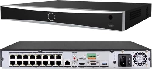 DS-7616NXI-K2/16P 16CH PoE AcuSense 4K NVR Network Video Recorder (No Hard Drive) Human/Vehicle Detection 160Mbps Bandwidth 12MP Decoding H.265+ Plug & Play Upgrade of DS-7616NI-K2/16P