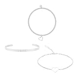 Geschenkset - Armbänder - Simply The Best - Herz
