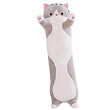 ★ Amplia gama: esta almohada de gato larga con mano de obra fina y un hermoso diseño se ve real, suave al tacto, sin miedo a apretar, fácil de limpiar, decoración firme, alta seguridad, adecuada para una amplia gama de personas.