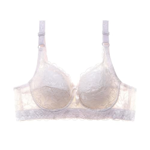 Soutien-gorge froncé en dentelle pour tenue de bureau blanche