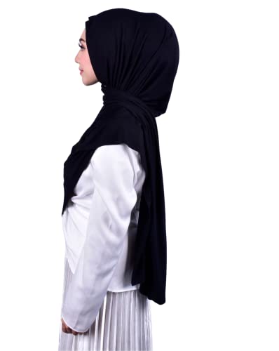 MuLanLegend Handmade | Mu Lan Cotton Shawl | Non-Slip Anti-Slip Large Hijab Wrap | Soft and Comfortable Jersey