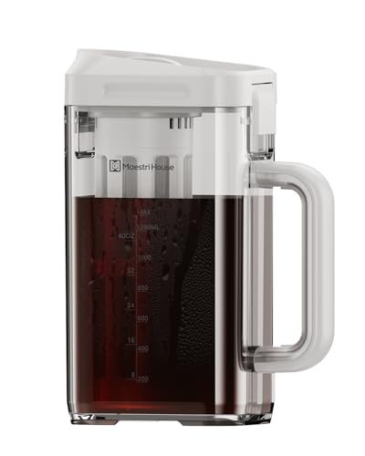 Maestri House Compact Cold Brew Coffee Maker, 40oz Iced Tea