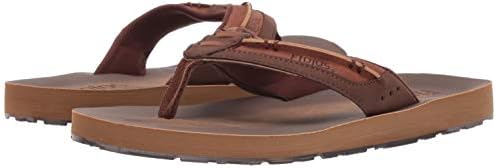 Flojos Men's Trio Flip-Flop, Brown, 8 | Image 6