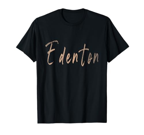 Edenton North Carolina Vintage Elegantes Design T-Shirt