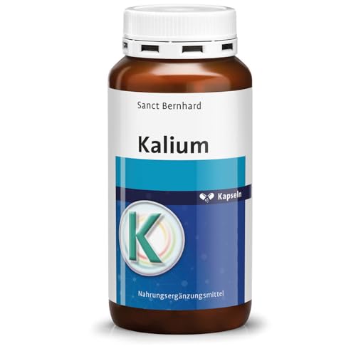 Potasio 320 Cápsulas con 275mg por cápsulas - Apto para veganos - gran ayuda para cubrir las necesidades de este mineral essencial