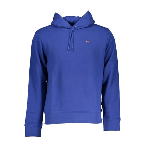 Sweat à capuche homme Napapijri bleu 3XL vêtement manches longues