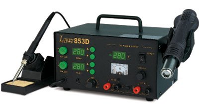 Stazione saldante e dissaldante + alimentatore da