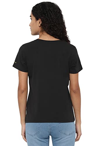 Image of Allen Solly Women's V‑Neck T‑Shirt | Comfortable Fit, Soft Fabric, Effortless Daily Styling
