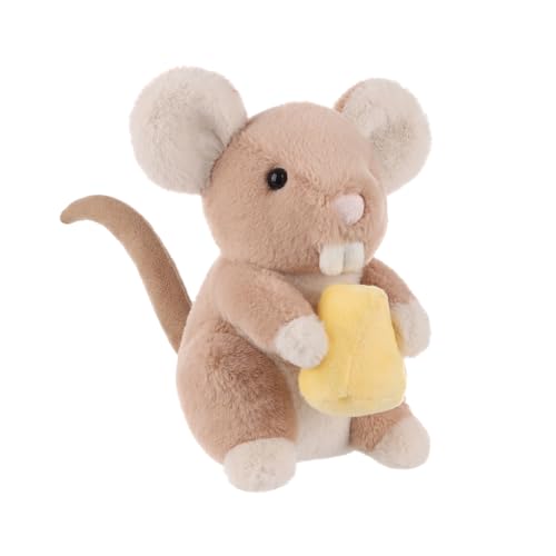 Apricot Lamb Cheese Ratón Rata Peluche para Niños, Suave y Lindo Peluche para Bebés Niñas y Niños, Ratón Cheese Mullido Marrón 15 cm Apricot Lamb Cheese Ratón Rata Peluche para Niños, Suave y Lindo Peluche para Bebés Niñas y Niños, Ratón Cheese Mullido Marrón 15 cm