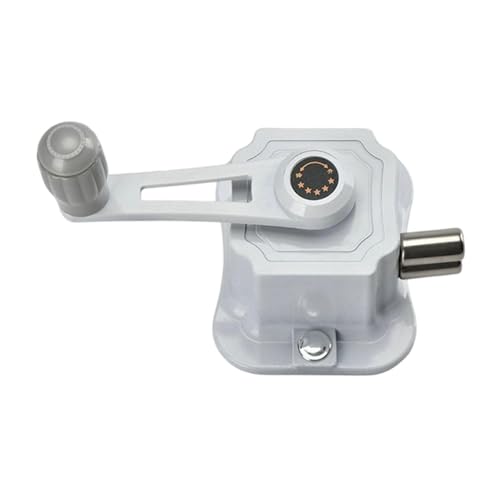 Milageto Accesorio para Percha de Ropa con manivela para tendedero, fácil de Instalar, Repuesto de Piezas de reparación de aleación de Aluminio, Plata