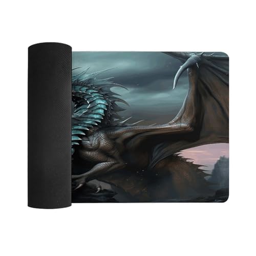 Cool Dragon Desk Pad protector para escritorio de goma miniatura 3