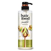 Hair Food Sulfate Free Shampoo, Dye Free Smoothing Treatment, Argan Oil and Avocado, 17.9 Fl Oz