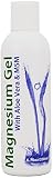Magnesium Gel with Aloe Vera & MSM | 6.76 Oz - 200 ml | Pure Magnesium Chloride | Organic Aloe Vera